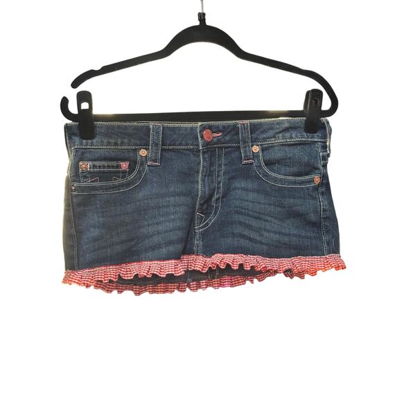 True Religion Dresses & Skirts - Upcycled Vintage True Religion Micro Mini Y2K Belt Skirt 31/M